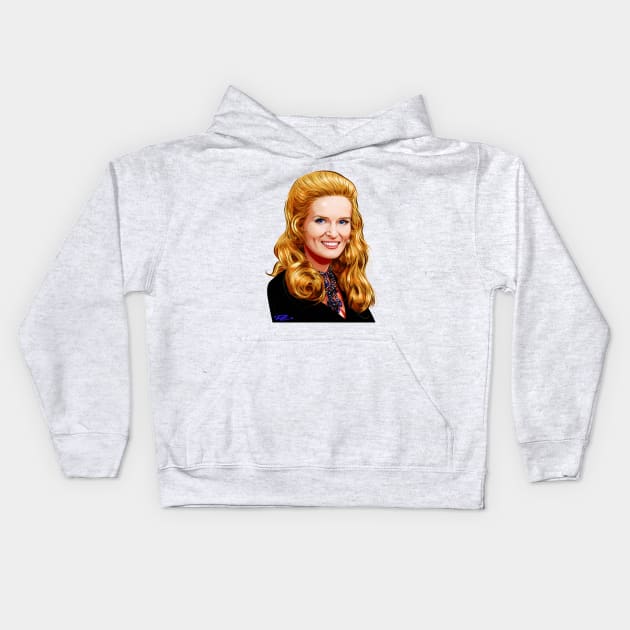 Lynn Anderson - An illustration by Paul Cemmick Kids Hoodie by PLAYDIGITAL2020